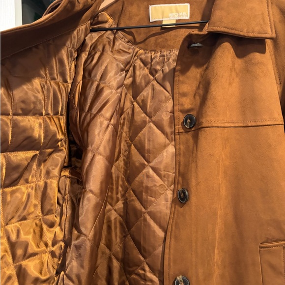 Michael Kors Women’s Tan Camel Suede Jacket - Picture 8 of 11